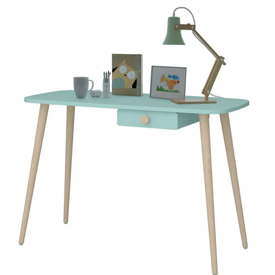 Kinderzimmer Schreibtisch in Mintgrün - Vrespa^Wohnen Discount