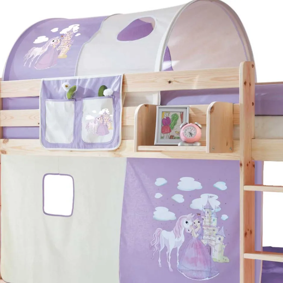 Kinderzimmer Stockbett in Naturfarben - Cartar^Wohnen Outlet