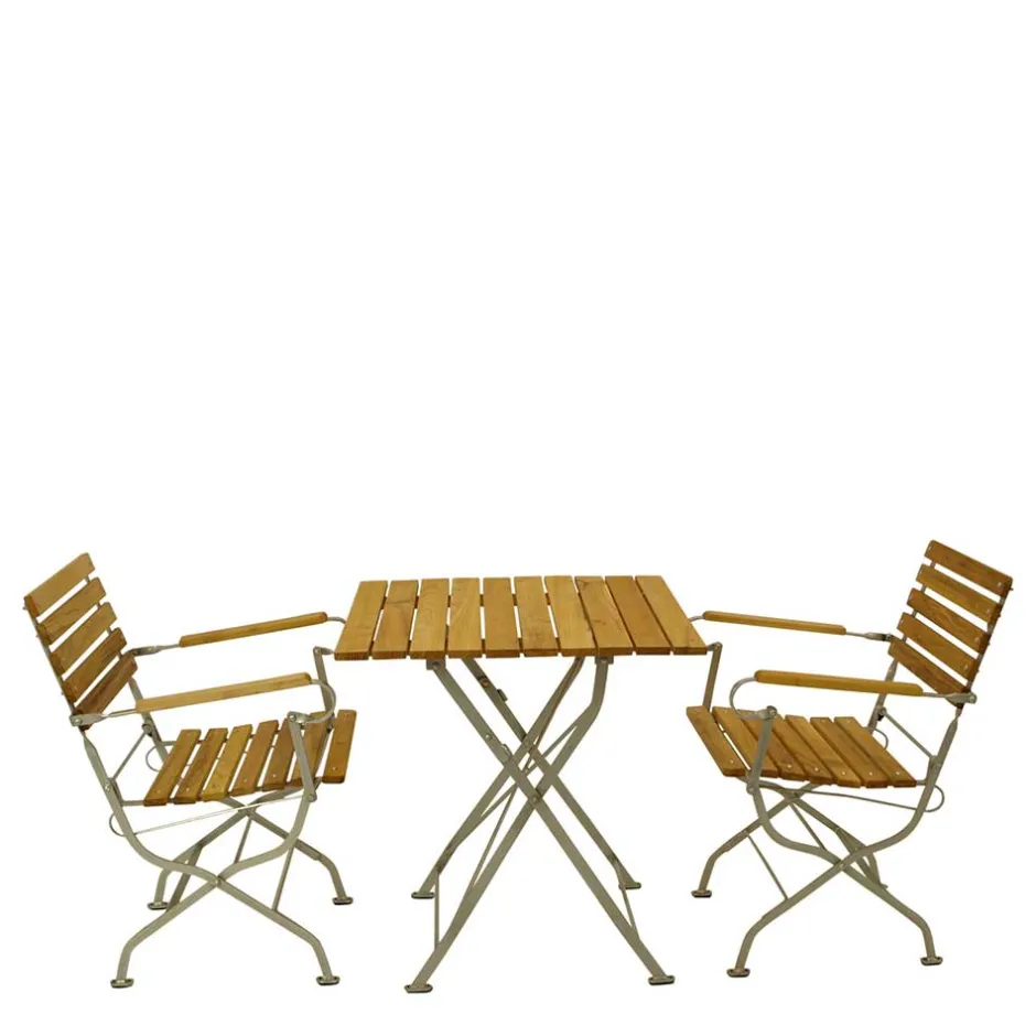 Klappbare Gartengruppe aus Robinie - Valdiza (dreiteilig)^Wohnen Best