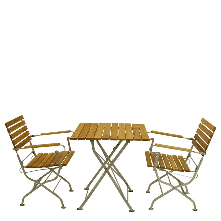 Klappbare Gartengruppe aus Robinie - Valdiza (dreiteilig)^Wohnen Best