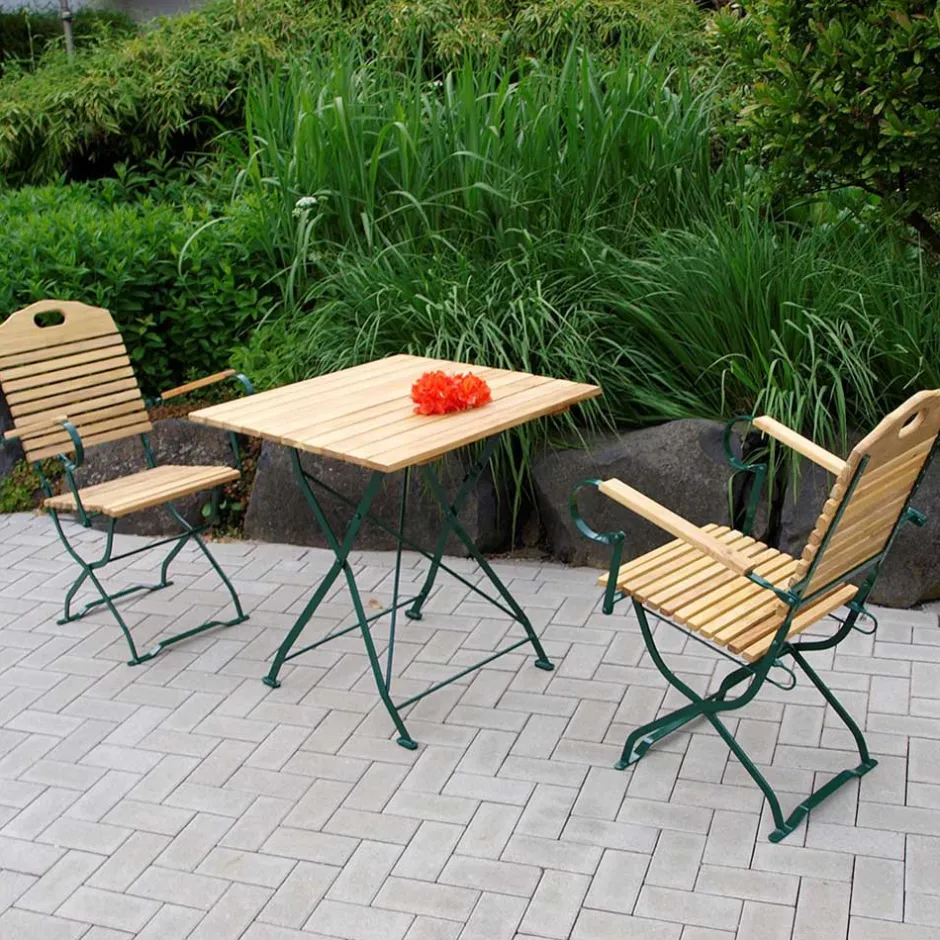 Wohnen Klappbare Tischgruppe aus Robinie - Azuara (dreiteilig)