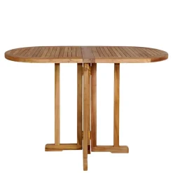 Wohnen Klappbarer Balkontisch aus Teakholz - Senvelita