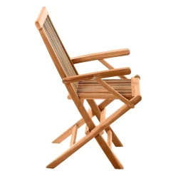 Klappbarer Garten Holzstuhl mit Armlehnen - Klahuma (2er Set)^Wohnen Online
