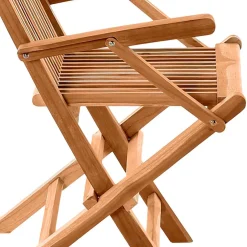 Klappbarer Garten Holzstuhl mit Armlehnen - Klahuma (2er Set)^Wohnen Online