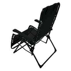 Klappbarer Gartensessel aus Mesh & Stahl - Liesca^Wohnen Discount