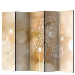 Klappbarer Paravent mit Pusteblumen - Ansonka^Wohnen
