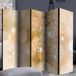 Klappbarer Paravent mit Pusteblumen - Ansonka^Wohnen