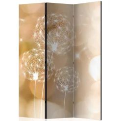 Klappbarer Paravent mit Pusteblumen - Ansonka^Wohnen