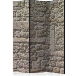 Klappbarer Paravent Sandstein Mauer - Florynn^Wohnen Outlet