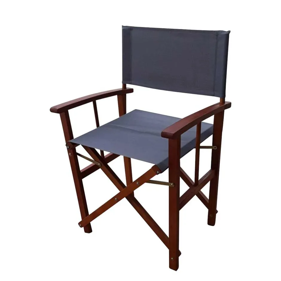 Klappbarer Regiestuhl aus Eukalyptusholz - Azzurian^Wohnen Best