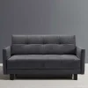 Klappcouch in Dunkelgrau mit Armlehnen - Nacondo^Wohnen Online