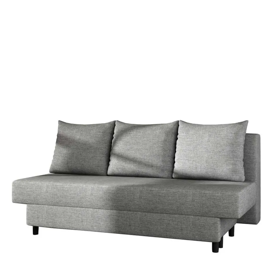 Klappcouch in Grau Stoffbezug - Gatria^Wohnen Clearance