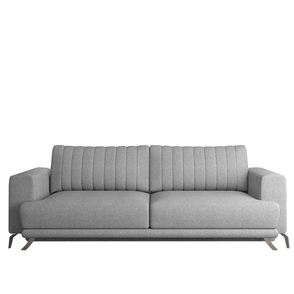 Klappcouch in Hellgrau Chenille - Jakery^Wohnen New