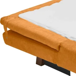 Wohnen Klappcouch in Ocker mit Eiche - Lyra