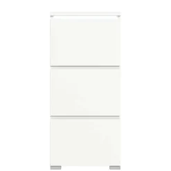 Wohnen 3-Klappen-Schuhschrank in Weiß - Dany