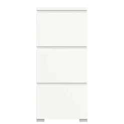 Wohnen 3-Klappen-Schuhschrank in Weiß - Dany