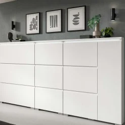 Wohnen 3-Klappen-Schuhschrank in Weiß - Dany