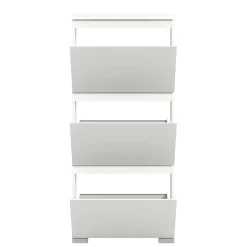 Wohnen 3-Klappen-Schuhschrank in Weiß - Dany