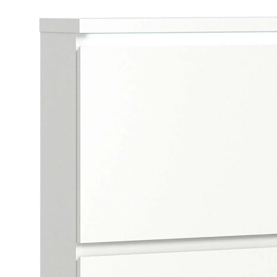 Wohnen 3-Klappen-Schuhschrank in Weiß - Dany