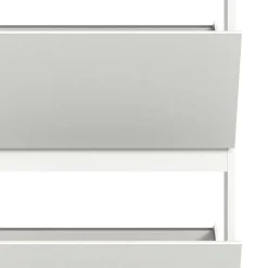 Wohnen 3-Klappen-Schuhschrank in Weiß - Dany