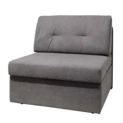 Klappsessel in Silber Grau Webstoff - Belania^Wohnen Outlet