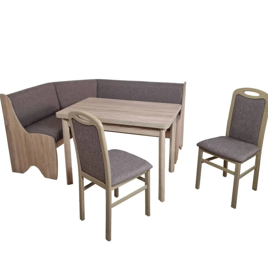 Wohnen Klassische Eckbankgruppe Set - Janni (vierteilig)