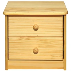 Wohnen Klassische Holz Nachtkommode aus Kiefer - Kascanu