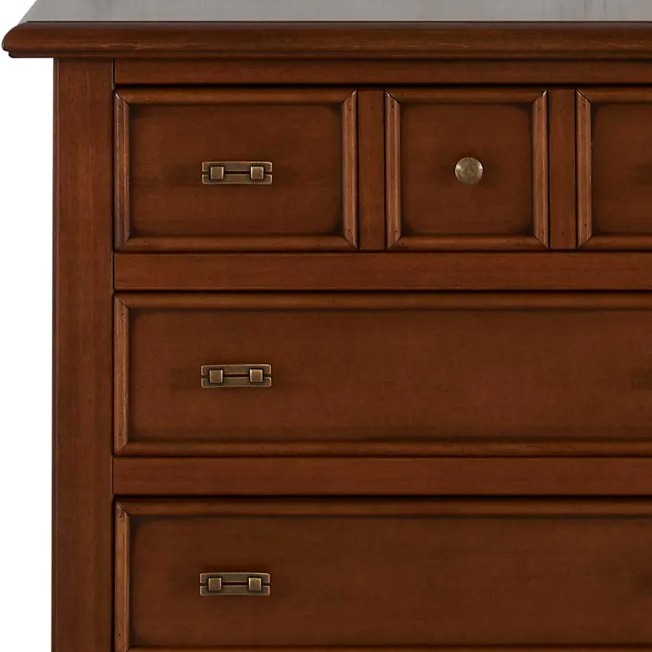 Wohnen Klassische Kommode in Walnuss Braun - Istefanio