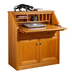 Wohnen Klassischer Schreibschrank in Kirschbaum - Valbera