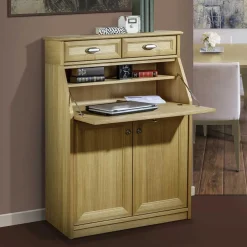 Wohnen Klassischer Sekretär in Eiche - Optica