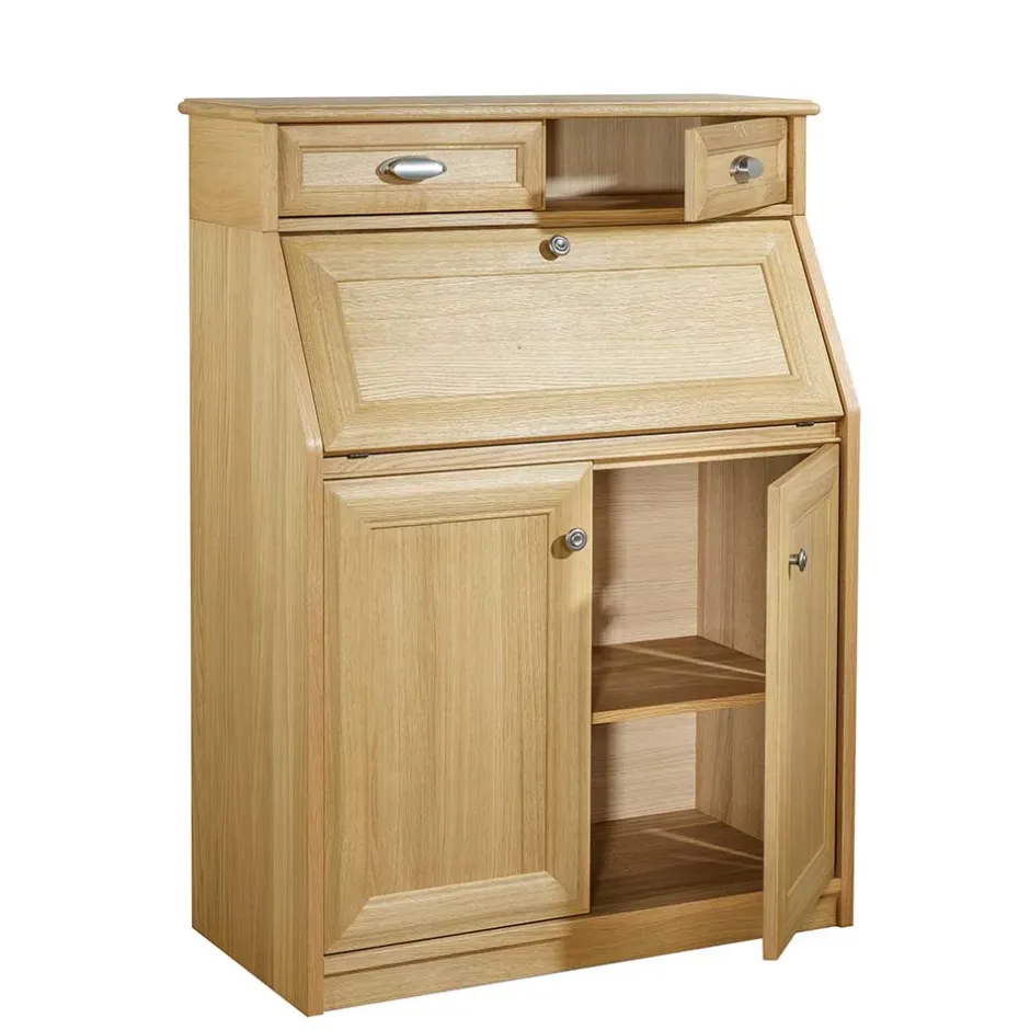 Wohnen Klassischer Sekretär in Eiche - Optica