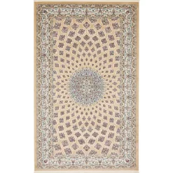 Wohnen Klassischer Teppich in Hellbraun & Creme & Mehrfarbig - Dortina