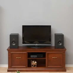 Klassischer TV Unterschrank in Walnussfarben - Sienna^Wohnen New