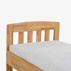 Klassisches Holzbett Seriacus mit Kopfteil halboffen^Wohnen Outlet