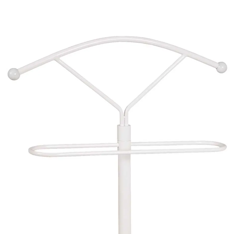 Herren Wohnen Kleiderbutler Chasmarin in Weiß Stahl