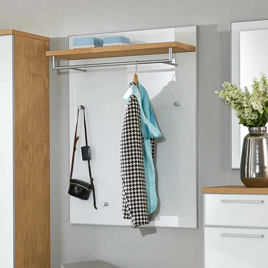 Wohnen Kleiderpaneel Wynoca in Weiß Glas beschichtet