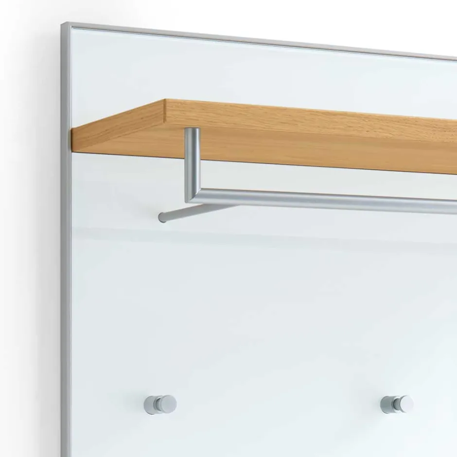 Wohnen Kleiderpaneel Wynoca in Weiß Glas beschichtet