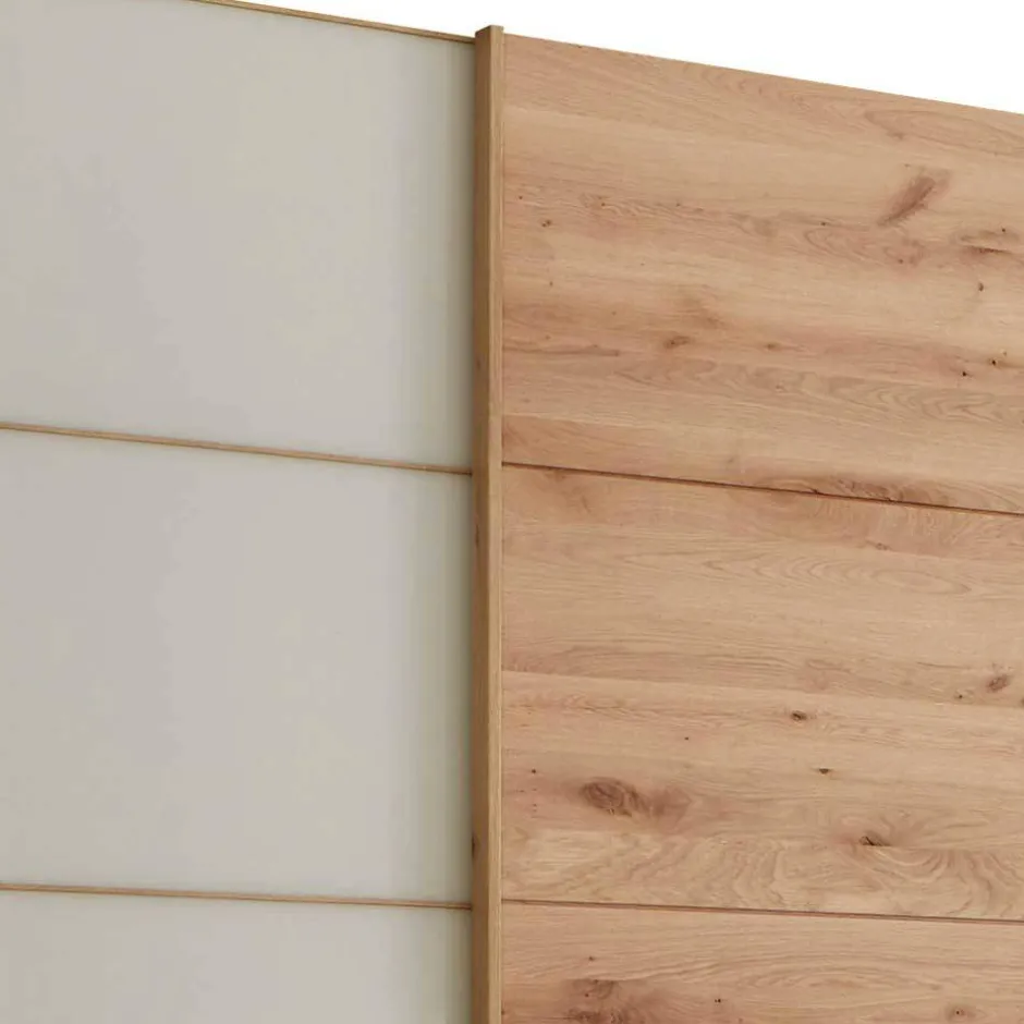 Wohnen Kleiderschrank 250 cm breit mit zwei Höhen - Nikoba