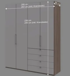 Kleiderschrank fürs Schlafzimmer mit zwei Gleittüren - Vaclyn^Wohnen Hot