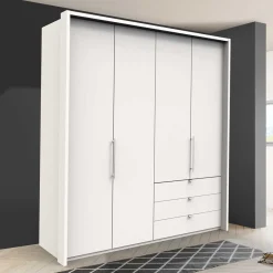 Wohnen Kleiderschrank fürs Schlafzimmer in Weiß - Donpiave