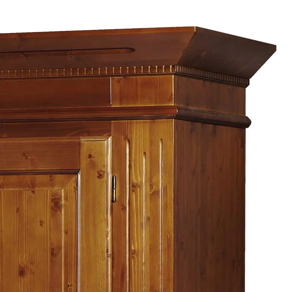 Wohnen Kleiderschrank Gargano in Kirschbaumfarben