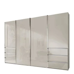 Kleiderschrank in Champagner Glasfront - Vilicita^Wohnen