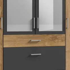 Kleiderschrank in Plankeneiche Holzoptik - Leviza^Wohnen Clearance