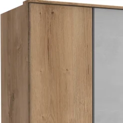 Kleiderschrank in Plankeneiche & Lichtgrau - Anca^Wohnen Clearance