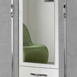 Wohnen Kleiderschrank in Weiß & Beton Optik Hell - Hotti