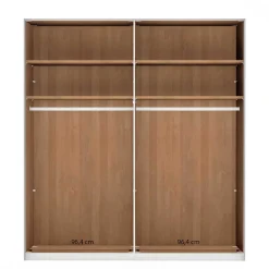 Kleiderschrank mit 4 Türen in Eiche - Emdsiva^Wohnen Hot