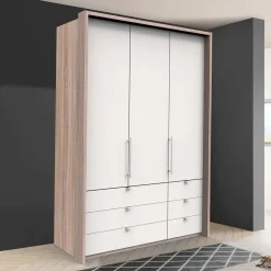 Kleiderschrank mit 150cm Breite in Weiß - Vaclyn^Wohnen Best