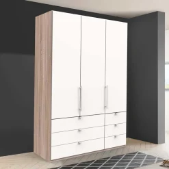 Kleiderschrank mit 150cm Breite in Weiß - Vaclyn^Wohnen Best