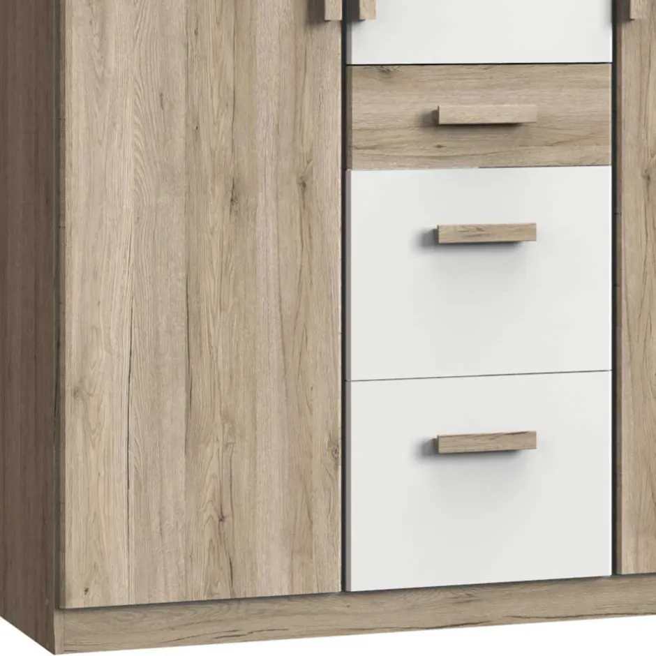 Kleiderschrank mit drei Schubladen & Türen - Folio^Wohnen Clearance