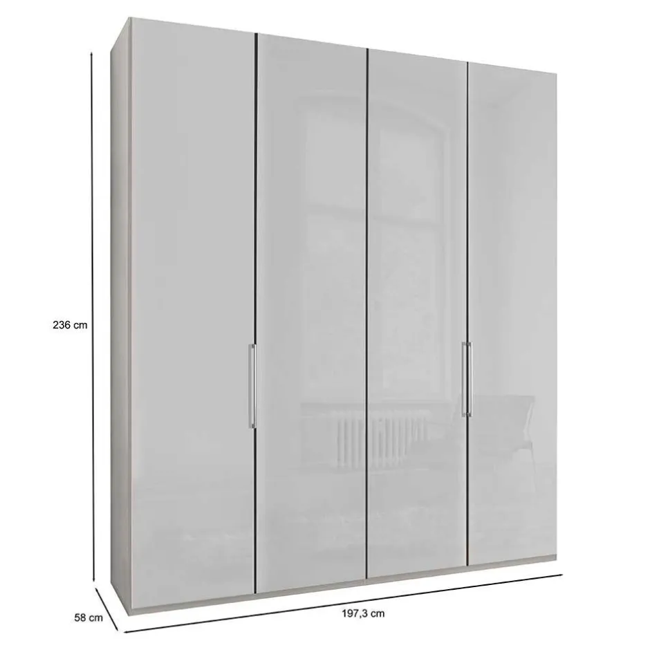 Wohnen Kleiderschrank mit Falttüren - 2-türig - Olividos